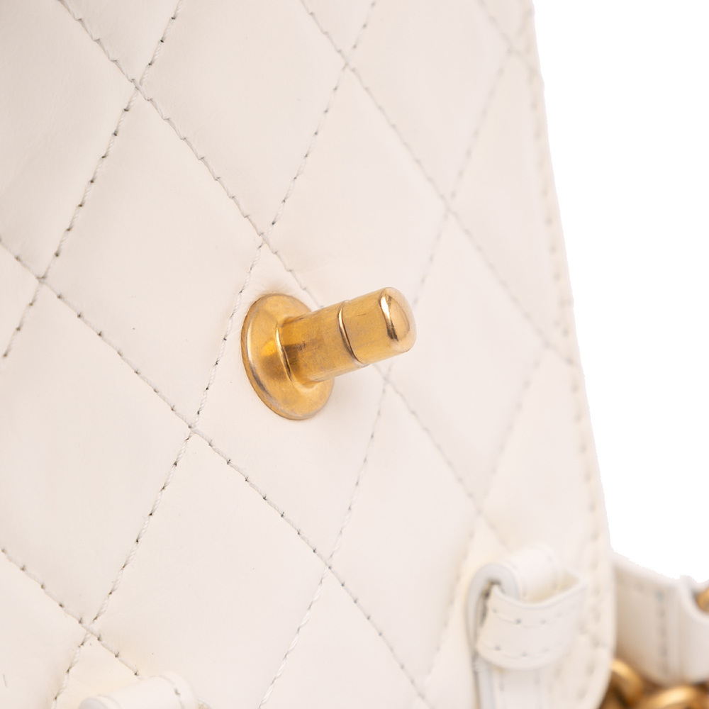 Pre-Loved Chanel Mini Aged Calfskin City School Flap - Picture 10 of 12